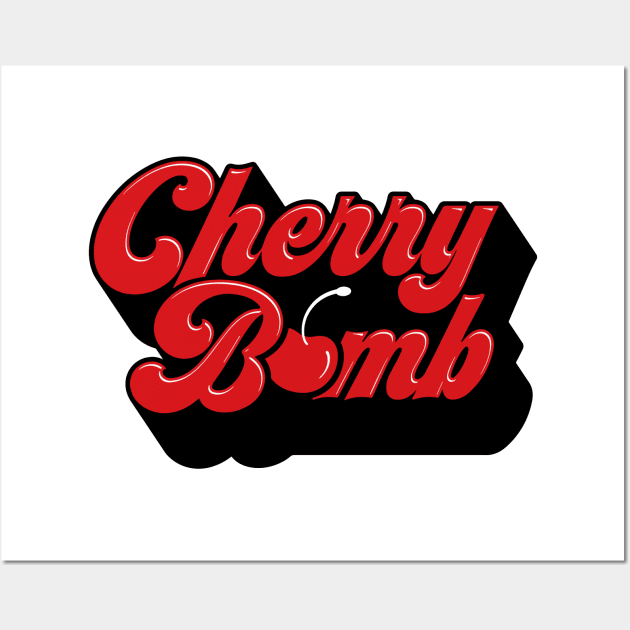 Cherry Bomb Wall Art by HellraiserDesigns